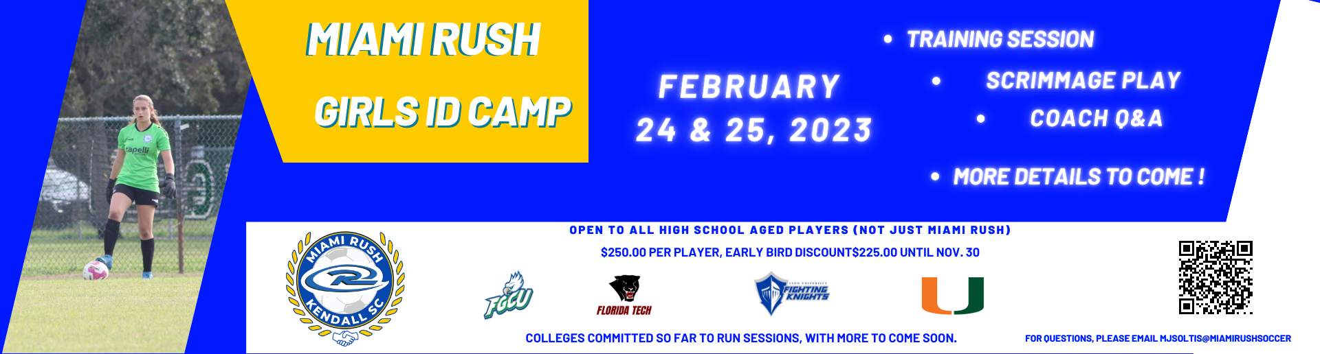 Miami Rush 2023 College ID Camp