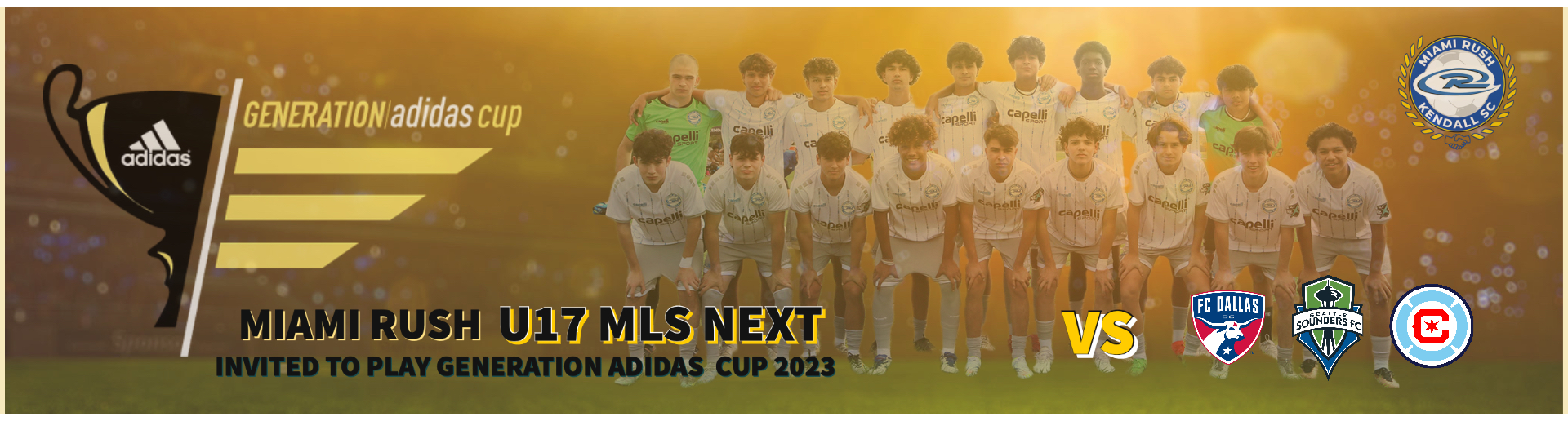 U17 MLS Next Invited to Generation Adidas Cup 2023 
